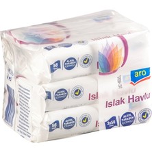 Aro Islak Havlu 3*56LI Klasik (8'li Paket)
