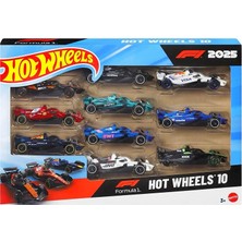 Hot Wheels Formula 1 2025 10'lu Set Model Arabalar