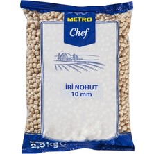 Metro Chef Iri Nohut 2,5 kg 10MM (4'li Paket)