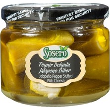 Sosero Peynir Dolgulu Biber 290G Jalapeno (5'li Paket)