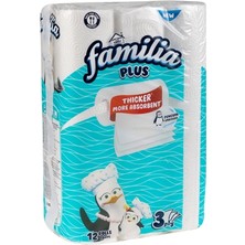 Familia 3 Katlı Kağıt Havlu 12LI (3'li Paket)