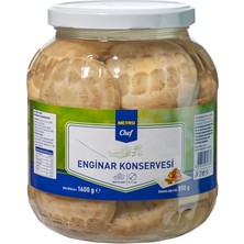 Metro Chef Enginar Konservesi 1,6 kg 5-7cm (2'li Paket)