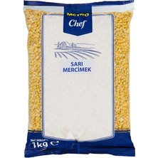 Metro Chef Sarı Mercimek 1 kg (8'li Paket)