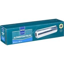 Metro Professıonal Alüminyum Folyo 12MIKRON 30CM*100M (8'li Paket)