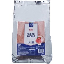 Metro Chef Puding 3 kg Çilekli (7'li Paket)