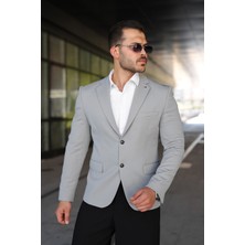 Sabri Zengin Erkek Çift Düğme Blazer Ceket