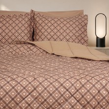 MİYU Heart Luxe | Çift Kişilik Kalp Desenli Premium Uyku Seti | Çeyiz Seti | Çeyiz Takımı | Lastikli Çarşaflı | %100 Pamuk ✨