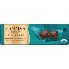 Godiva Godıva Big Tablet Çikolata 280 G Bitter&deniz Tuzlu (5'li Paket)