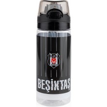 Krtlyvs Beşiktaş Ince Çubuk Desenli 500 ml Plastik Matara