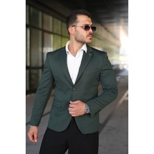 Sabri Zengin Erkek Çift Düğme Blazer Ceket