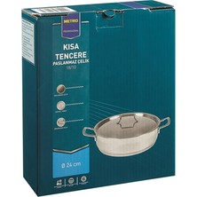 Metro Professıonal Kısa Tencere 24*7 cm (5'li Paket)