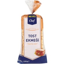 Metro Chef Tost Ekmeği 14*14 1,25 kg (8'li Paket)