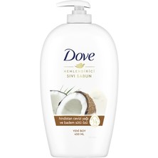 Dove Sıvı Sabun 450 ml Hindistan Cevizi (5'li Paket)