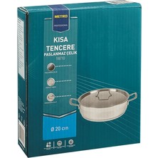 Metro Professıonal Kısa Tencere 20*5cm