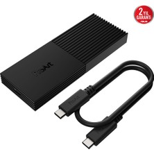 Asus Proart PA40SU Usb4 40GBPS M.2 Nvme SSD Kutusu, Aktif Soğutmalı, Usb-C, 2230/2280 SSD Uyumlu, Siyah