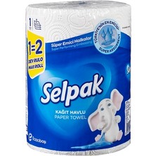 Selpak Havlu Dev Rulo Tekli Selpak 1=2 (7'li Paket)