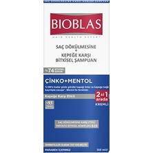 Bioblas Bıoblas Şampuan 360ML Kepeğe Karşı Etkili (5'li Paket)