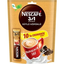 Nescafe 3'ü 1 Arada Kahve 10*18 G Sütlü Köpüklü (5'li Paket)
