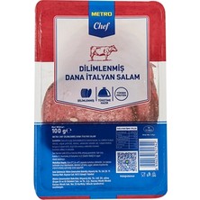 Metro Chef Karabiberli Italyan Salam 100 G Dilimli (8'li Paket)