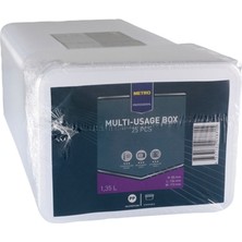 Metro Professıonal Pp Box Saklama Kabı 1,35 ml 25 Parça (3'li Paket)