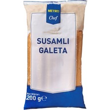 Metro Chef Susamlı Galeta 200 G (8'li Paket)