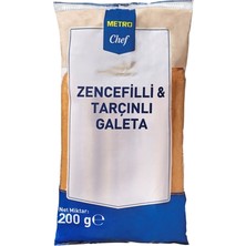 Metro Chef Zencefilli Galeta 200 G (8'li Paket)