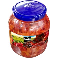 Tukaş Közlenmiş Şerit Kırmızı Biber 1,65 kg (4'li Paket)