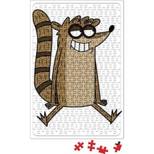 Empressco Renkli 240 Parça Regular Show Rigby Yapboz, Eğlenceli ve Zihinsel Gelişim Için