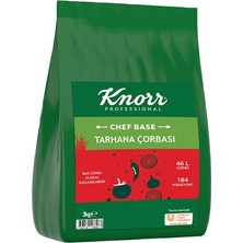 Knorr Chef Base Food Solutions Çorba 3 kg Tarhana (3'li Paket)