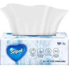 Selpak El ve Yüz Havlusu 100LÜ (7'li Paket)