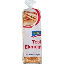 Aro Tost Ekmeği 670 G (8'li Paket)