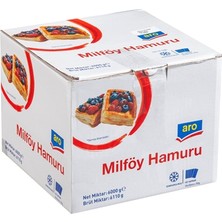 Aro Donuk Milföy Hamuru 6kg (4'li Paket)