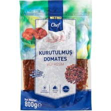 Metro Chef Kurutulmuş Domates Küp Kesim 800 G (3'li Paket)