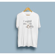 Oversize Daha Fazla Kahveye Ihtiyacım Var Unisex T-Shirt