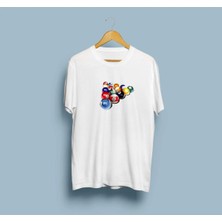 Oversize Bilardo Topları Unisex T-Shirt