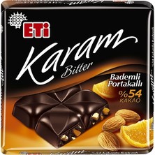 Eti Karam Çikolata 60G %54 Portakallı (6'li Paket)
