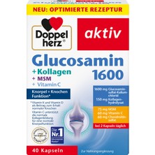 Doppelherz Glucosamin 1600 Kollagen 40 Kapsül
