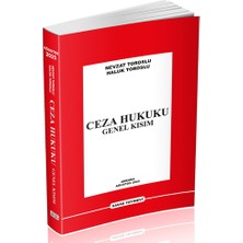 Savaş Yayınevi Ceza Hukuku Genel Kısım - Nevzat Toroslu, Haluk Toroslu Ağustos 2025