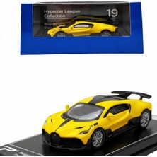 Poster Cars Hyper Car Bugatti Divo - Jaune Soufre - League Collection 1/64 Model Araba
