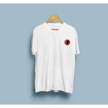Oversize Albania / Arnavutluk Cep Logo Unisex T-Shirt