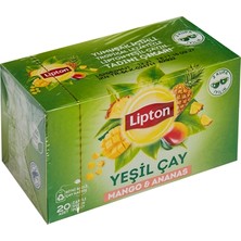 Lipton Yeşil Çay 20LI Mango&ananas (6'li Paket)
