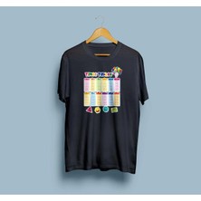 Oversize Çarpım Tablosu Tasarım Unisex T-Shirt