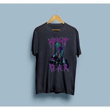 Oversize Night Fever Zombi Tasarım Unisex T-Shirt