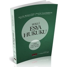 Savaş Yayınevi Şekli Eşya Hukuku - Mehmet Ünal, Veysel Başpınar