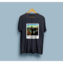 Oversize Belleğin Azmi Tablosu Salvador Dali Tasarım Unisex T-Shirt