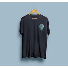 Oversize Jellyfish Tasarım Unisex T-Shirt