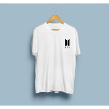 Oversize Bts Baskılı Tasarım Unisex T-Shirt