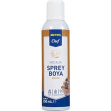 Metro Chef Metalik Boya 250 ml Bronz (4'li Paket)