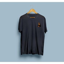 Oversize Mona Lisa Baskılı Unisex T-Shirt