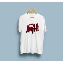 Oversize Death Tasarım Unisex T-Shirt
